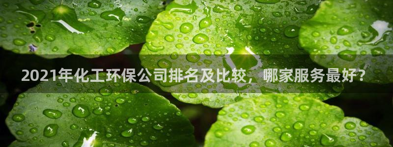 亿万app：2021年化工环保公司排名及比较，哪家服务最好？