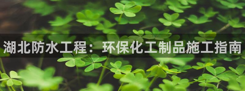 亿万官网字幕：湖北防水工程：环保化工制品施工指南